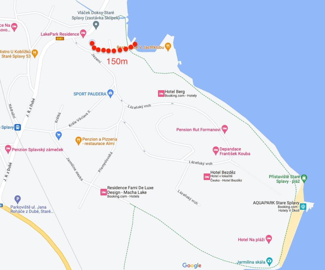 Jezerní apartmán s terasou Doksy  Kültér fotó
